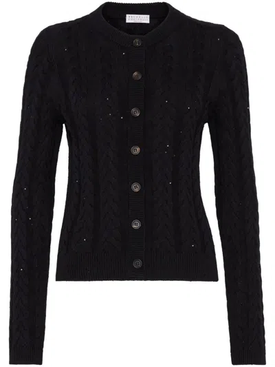 Brunello Cucinelli Cotton Dazzling Cardigan
