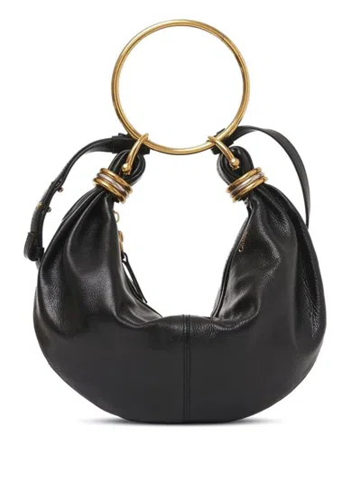 Chloé Women Small Bracelet Hobo Bag In Grained Leather