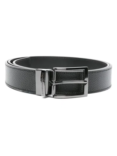 Emporio Armani Exclusive Leather Reversible Belt