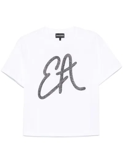 Emporio Armani Relaxed Fit T-shirts In White