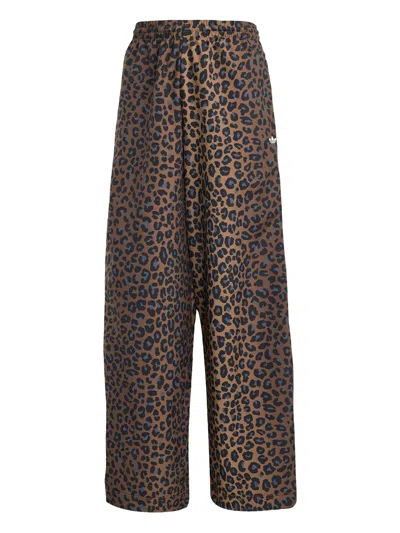 Adidas Originals Firebird Leopard-print Track Pants In Multi
