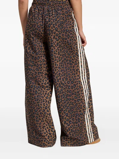Adidas Originals Firebird Leopard-print Track Pants In Multi