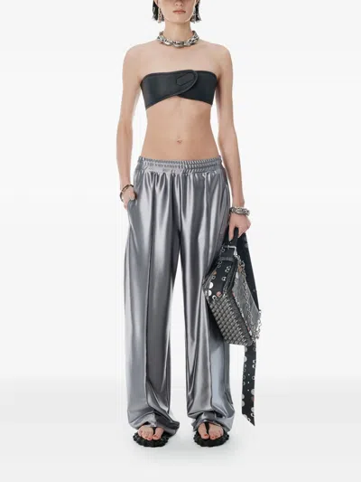 Alexander Wang Relaxed Trackpant Clothing In Gray