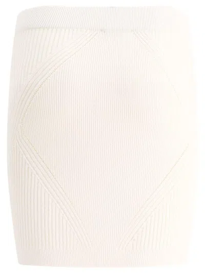 Balmain Knitted Skirt With Buttons