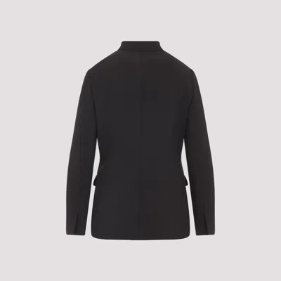 Giorgio Armani Tailored Jacket With Double-breasted Button Detailing In Black