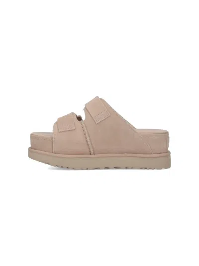 Ugg Platform Sandals Goldenstar Hi In Brown