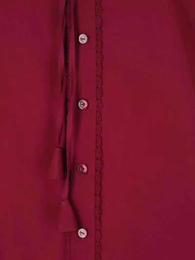 Gucci Cotton Popeline Shirt With Ties And Laces Profiles