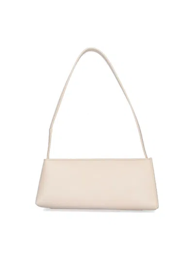 Marni Borsa A Spalla Museo Baguette In Pelle Crema