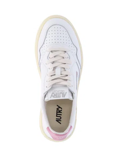 Autry White Leather Sneakers