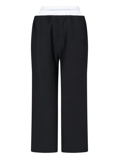 Alexander Wang High-waisted Wide-leg Sweatpants