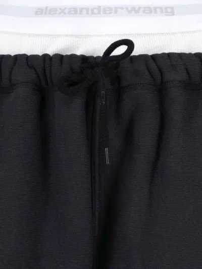 Alexander Wang High-waisted Wide-leg Sweatpants