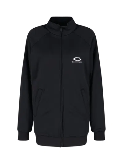 Balenciaga Reimagined Black Jacket With Open Back In Black