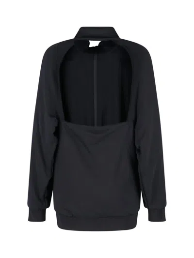 Balenciaga Reimagined Black Jacket With Open Back In Black