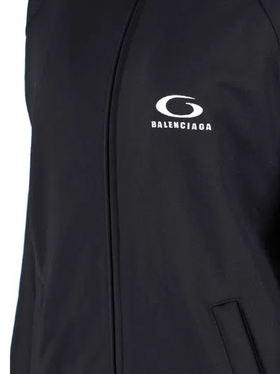Balenciaga Reimagined Black Jacket With Open Back In Black