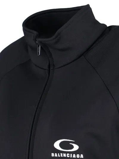 Balenciaga Reimagined Black Jacket With Open Back In Black