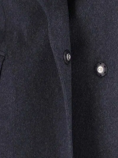 Tagliatore Double-breasted Virgin Wool And Cashmere Coat
