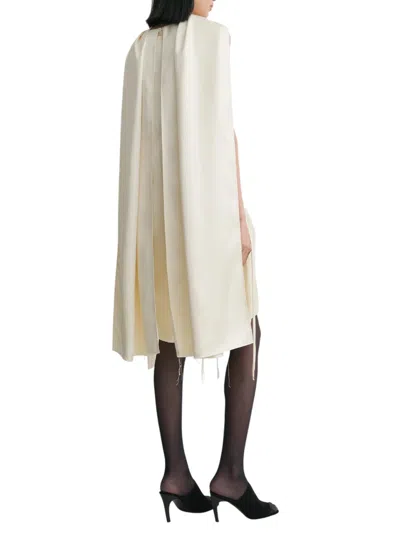 Totême Cocoon Scarf Dress Ecru