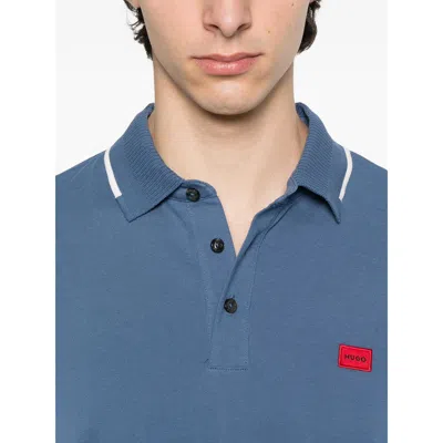 Hugo Boss Cotton Sweaters In Blue