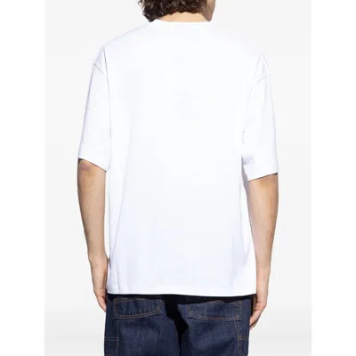 Jacquemus Mens Station Patch White Stazione Brand-patch Cotton-jersey T-shirt In White