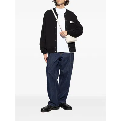 Jacquemus Mens Station Patch White Stazione Brand-patch Cotton-jersey T-shirt In White