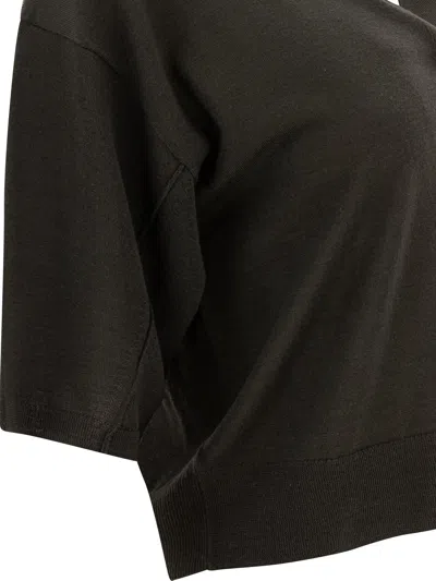 Soeur Ribbed Detail Polo Shirt