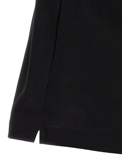 Ferragamo Signature Velvet Logo T-shirt In Black