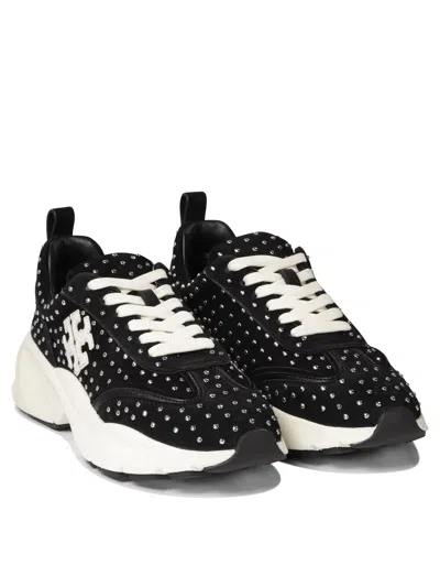 Tory Burch Good Luck' Studded Sneakers – Black