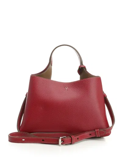 Tod's Leather Bag Handbags Bordeaux
