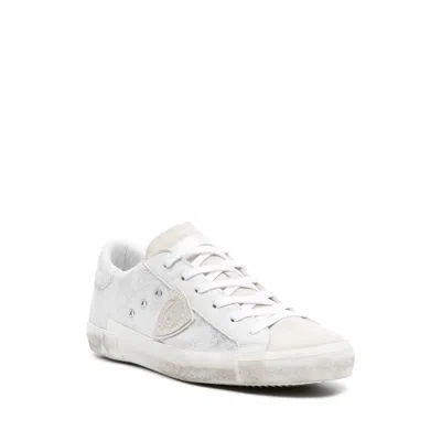 Philippe Model Sneakers Mit Logo-patch In Silver
