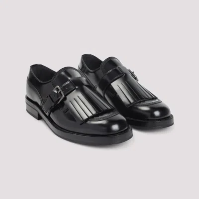 Church's Piper Buckled Leather Loafers In Black