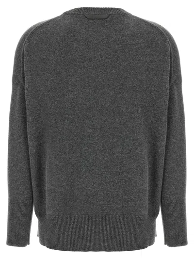 Brunello Cucinelli Monile Cashmere Sweater Sweaters And Cardigans Gray