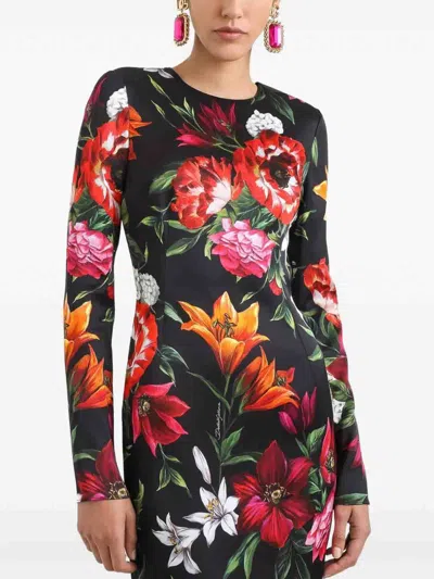Dolce & Gabbana Dolce&gabbana Women Floral Print Dress In Multi