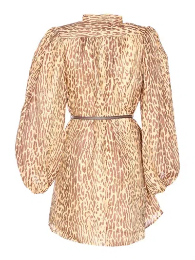 Zimmermann Cascadian Tunic In Brown