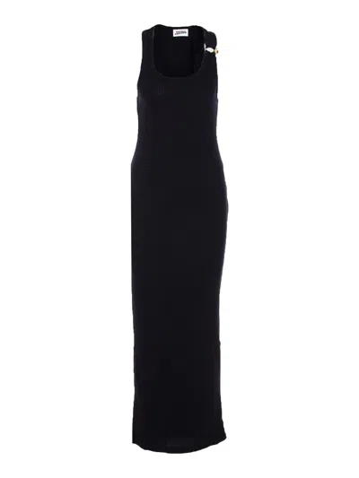 Jean Paul Gaultier Pierced Dress In Black