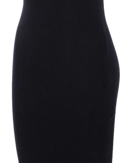 Jean Paul Gaultier Pierced Dress In Black