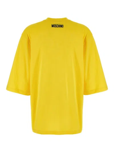 Moschino Yellow T-shirt With Smile In Yellow