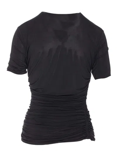 Alaïa Alaia Viscose Elastane Pleats T-shirt