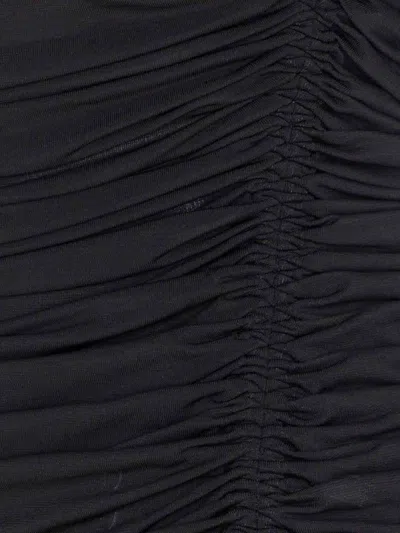 Alaïa Alaia Viscose Elastane Pleats T-shirt
