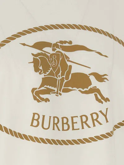 Burberry 'seth' Crew Neck T-shirt In White