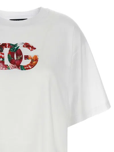 Dolce & Gabbana Dg Logo T-shirt In White