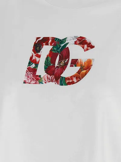 Dolce & Gabbana Dg Logo T-shirt In White