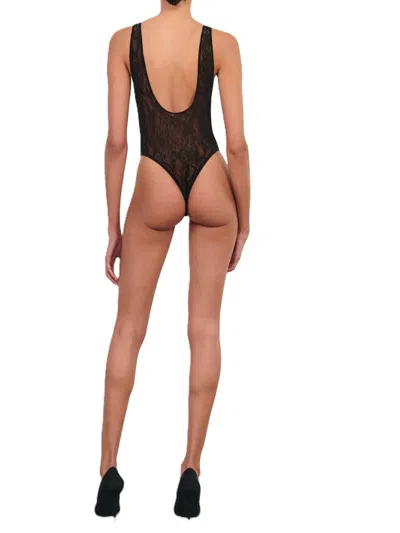 Wardrobe.nyc Lace Tank Bodysuit