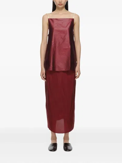 Carven Satin Tank Top