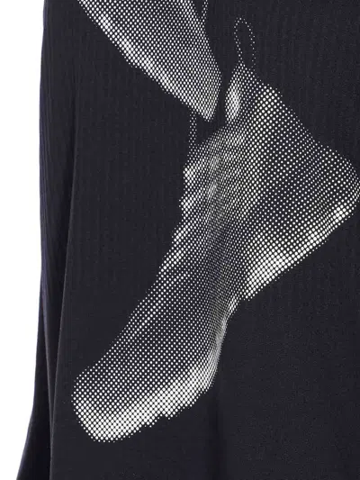 Mm6 Maison Margiela X Salomon Hanging-shoes Print Long-sleeved T-shirt