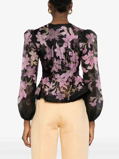 Zimmermann Dawning V-neck Beaded Blouse