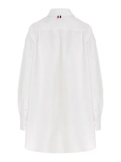 Thom Browne Bow Tie Logo Blouse