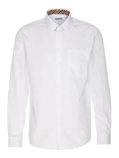 Burberry Sherfield Shirt And Blouse White In White