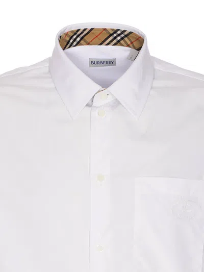 Burberry Sherfield Shirt And Blouse White In White
