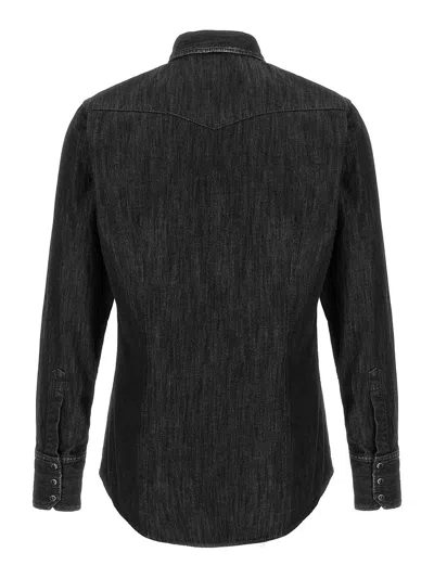 Dsquared2 Dsquared Black Denim Western Shirt