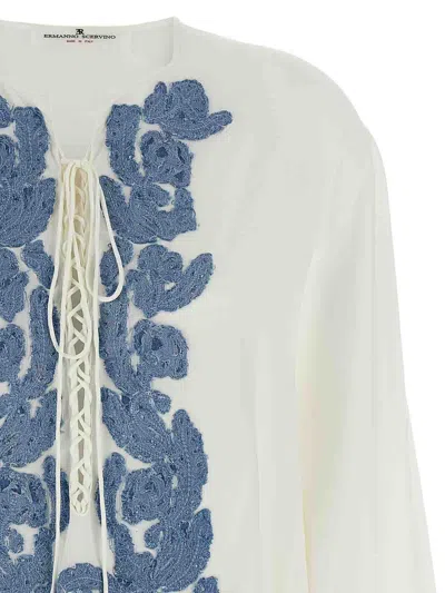 Ermanno Scervino Silk Crepe De Chine Kaftan